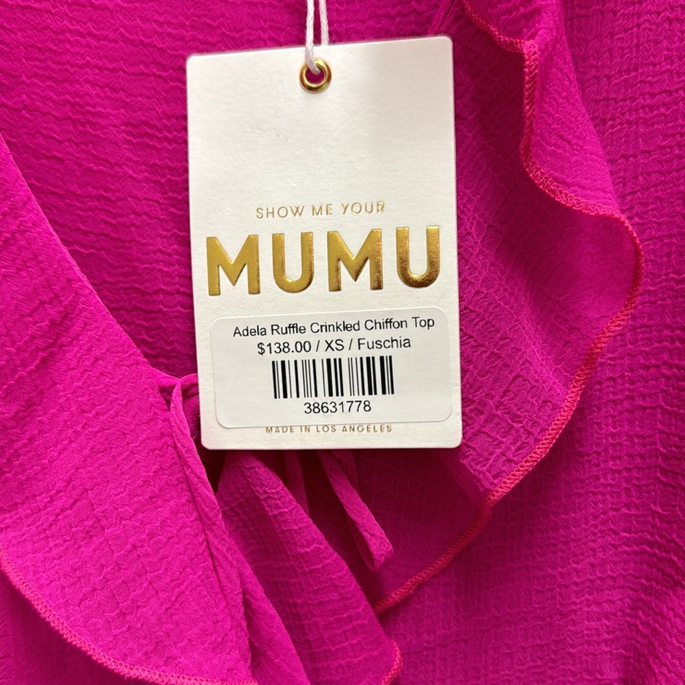 Show Me Your MuMu Pink Ruffle Blouse - Picture 5 of 8
